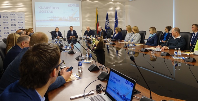 Verslo atstovai domėjosi Klaipėdos uostu